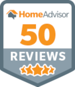 OVER 50 REVIEWS ON HOMEADVISOR